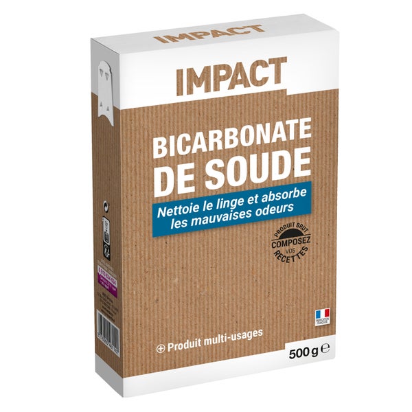 Bicarbonate de soude poudre multisurface, IMPACT, 500 g