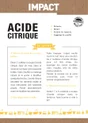 Acide citrique poudre salle de bains / cuisine, IMPACT, 500 g