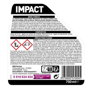 Nettoyant IMPACT Joints anti traces noires, 0.75L