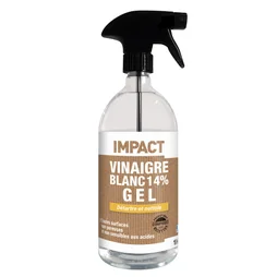 Vinaigre blanc ménager en gel multisurface IMPACT 14° 1 l