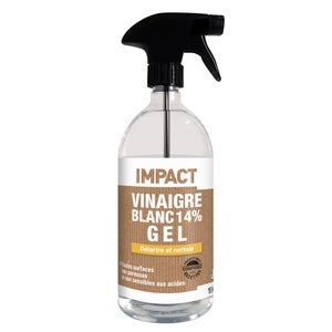 Vinaigre blanc ménager en gel multisurface IMPACT 14° 1 l
