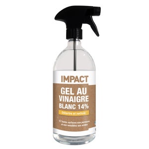 Vinaigre blanc ménager en gel multisurface IMPACT 14° 1 l