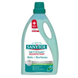 Désinfectant sols et surfaces professionnel, SANYTOL, 5 L