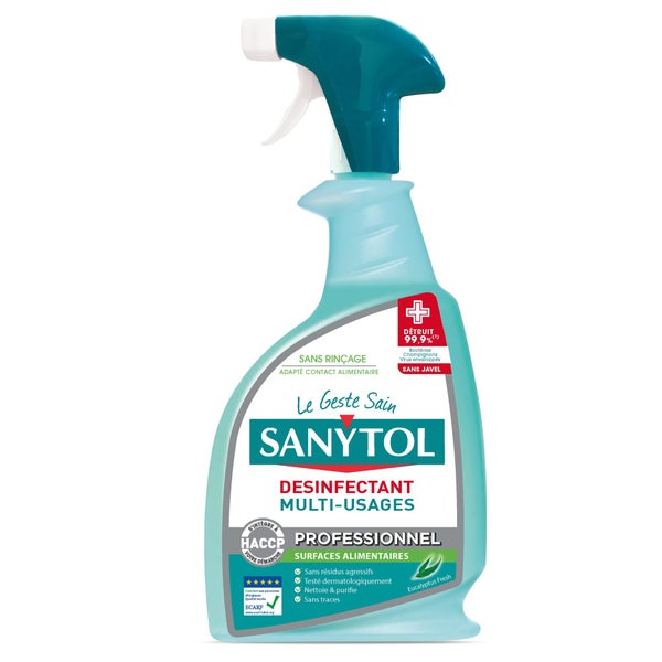 Nettoyant liquide multisurface / multi-usages, SANYTOL, 0.750 L
