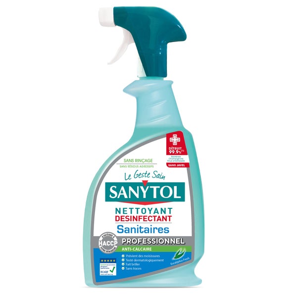 Nettoyant Desinfectant Détartrant Sanytol 0.75L