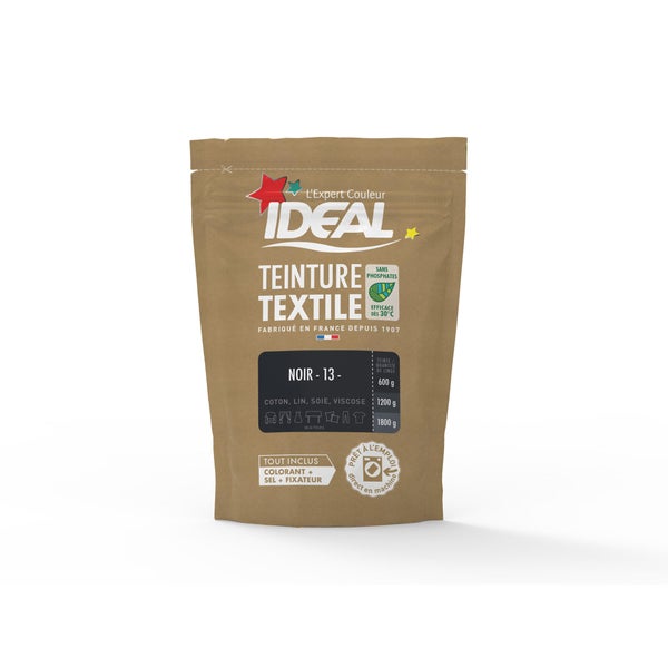 Teinture Textile Ideal Noire 0.35 Kilogramme