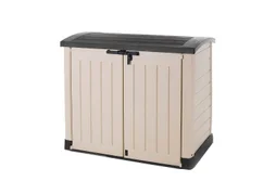 Coffre de jardin résine store IT OUT ARC marron beige 146 x 122 x 83 cm