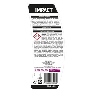 Nettoyant pour WC en gel wc et canalisation IMPACT 750 ml