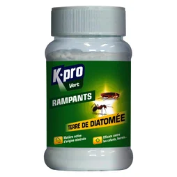 Terre de diatomée en poudre multisurface pour rampants, KAPO VERT, 100 g