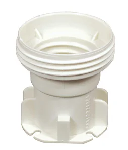 Douille Test E27 Tibelec, Plastique, Beige 100 W