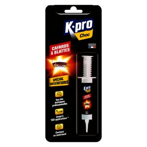 Insecticide cafards et blattes seringue KPRO Choc, 10 gr