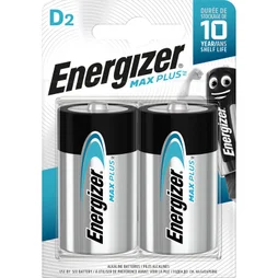 Lot De 2 Piles Alcaline Lr20 D, 1.5 V, Energizer