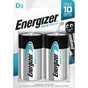 Lot De 2 Piles Alcaline Lr20 D, 1.5 V, Energizer