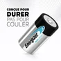 Lot De 2 Piles Alcaline Lr20 D, 1.5 V, Energizer