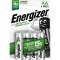 Lot De 4 Piles Rechargeable Aa Power Plus, 2500 Mah, Energizer