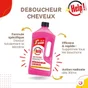 Déboucheur évier spécial cheveux salle de bains HELP, 800 ml