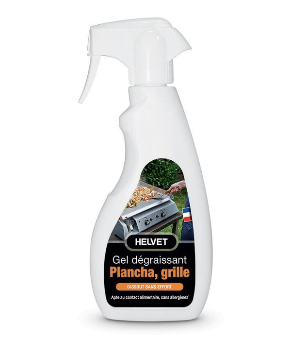 Nettoyant dégraissant plancha grill HELVET, 0.5 L