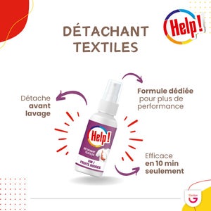 Détachant Textile Help Vin Et Fruits Rouges 0.05 L