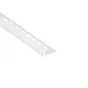 Quart-De-Rond Mur Blanc Mat Pvc L.250 Cm X Ep.8 Mm