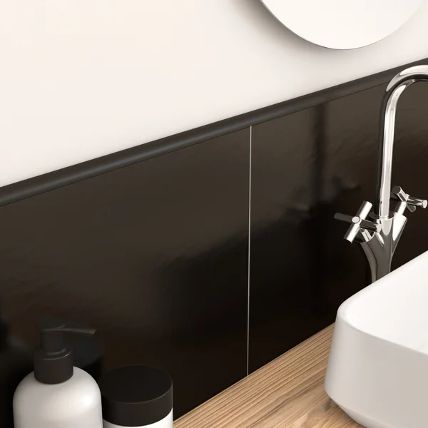 Quart-De-Rond Mur Noir Mat Pvc L.250 Cm X Ep.8 Mm
