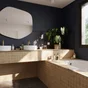 Quart-De-Rond Mur Noir Mat Pvc L.250 Cm X Ep.12 Mm