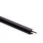 Quart-De-Rond Mur Noir Mat Pvc L.250 Cm X Ep.12 Mm
