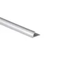 Quart-De-Rond Mur Argent Mat Pvc L.250 Cm X Ep.8 Mm