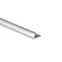 Quart-De-Rond Mur Argent Mat Pvc L.250 Cm X Ep.12 Mm