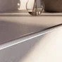 Quart-De-Rond Mur Et Sol Argent Brillant Aluminium L.250 Cm X Ep.8 Mm