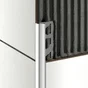 Quart-De-Rond Mur Et Sol Brillant Inox L.250 Cm X Ep.10 Mm