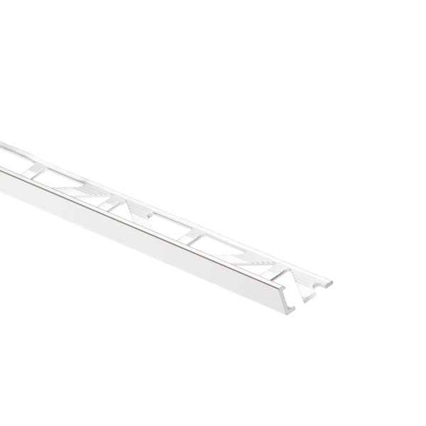 Equerre De Finition Carrelage Mur Et Sol Gris Brillant Aluminium L.250Cmxep.10Mm