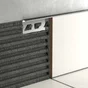 Equerre De Finition Carrelage Mur Et Sol Brillant Inox L.250 Cm X Ep.12,3 Mm