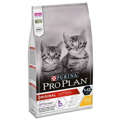 Croquette chat PRO PLAN original kitten optistart riche poulet 1,5kg