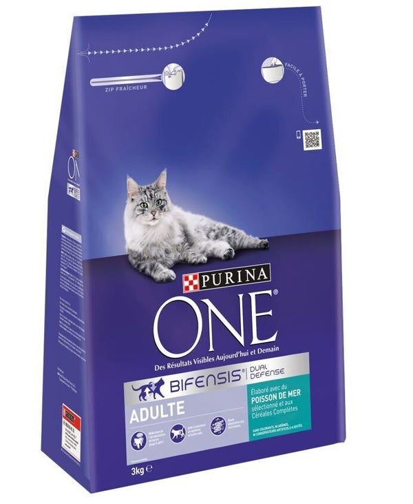 One Chat Adulte Poisson Mer 3Kg