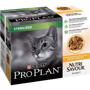 Nustrisav Chat Steril Poulet 10X85G