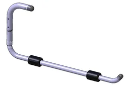 Crochet Long Rabattable Mottez, H.35 X L.75 X P.2.5 Cm