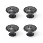 Lot De 4 Boutons De Meuble Rond Zamak Vieilli H.26 X L.35 X P.35 Mm