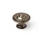 Lot De 4 Boutons De Meuble Rond Zamak Laitonné H.26 X L.35 X P.35 Mm