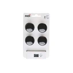 Lot De 4 Boutons De Meuble Rond Zamak Peint H.27 X L.33 X P.33 Mm