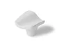 Boutons de meuble Figuré, zamak blanc verni X4