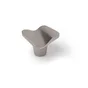Lot De 4 Boutons De Meuble Vague Zamak Brossé H.26 X L.32 X P.31 Mm