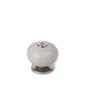 Lot De 4 Boutons De Meuble Boule Gris Porcelaine H.38 X L.40 X P.40 Mm