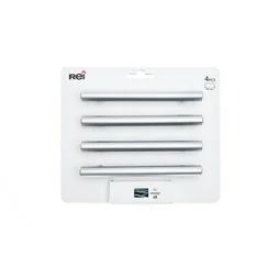 Lot De 4 Poignées De Meuble Entraxe 96 Mm Inox Brut