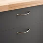 Poignée De Meuble Entraxe 96 Mm Zamak Brossé
