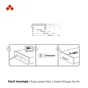Lot De 4 Poignées De Meuble Entraxe 96 Mm Zamak Mat