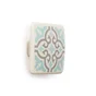 Bouton De Meuble Carreau De Ciment Zamak Peint Blanc/Gris H.20 X L.37 X P.37 Mm