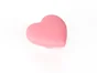 Bouton de meuble  Coeur, pvc rose
