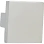 Bouton De Meuble Carré Argent Zamak H.28 X L.30 X P.30 Mm