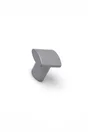 Bouton De Meuble Carré Argent Zamak H.25 X L.20 X P.20 Mm