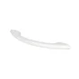 Poignée de meuble, zamak blanc chromé, entraxe 96 mm